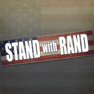 Pegatina Para Coche Stand with Rand Paul 2016