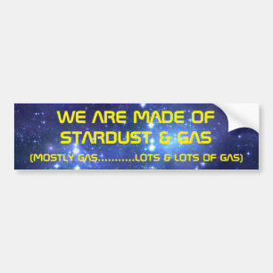 PEGATINA PARA COCHE STARDUST Y GAS