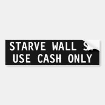 STARVE WALL ST, UTILICE SÓLO EFECTIVO
