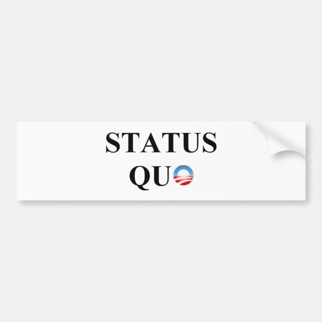 PEGATINA PARA COCHE STATUS QUO (Frente)