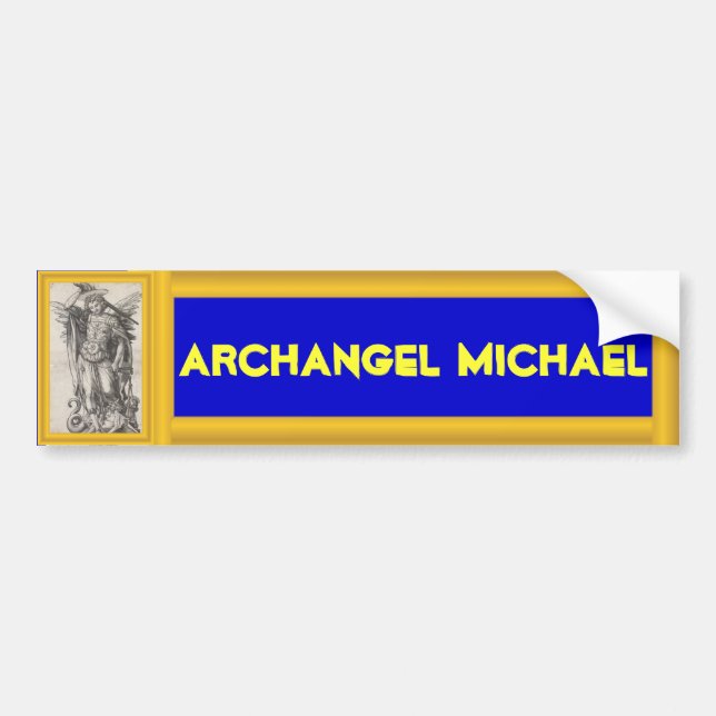 Pegatina Para Coche Stcker del parachoque de Michael del arcángel (Frente)
