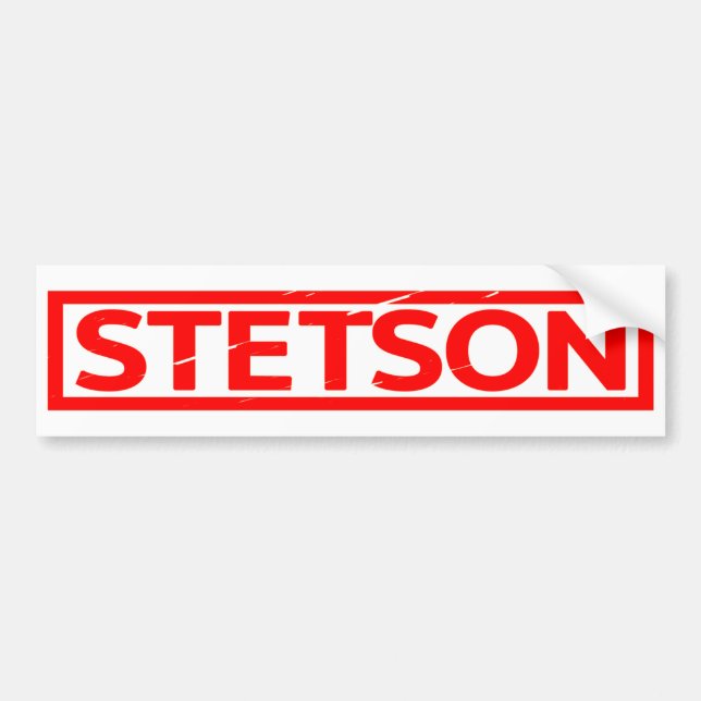 Pegatina Para Coche Stetson Stamp (Frente)