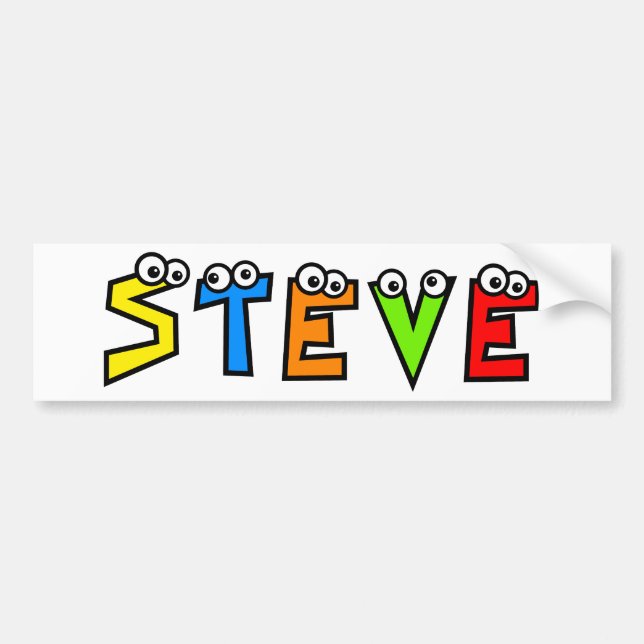 Pegatina Para Coche Steve (Frente)