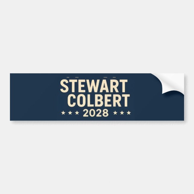 Pegatina Para Coche Stewart/Colbert 2028 (Frente)