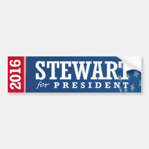 PEGATINA PARA COCHE STEWART PARA EL PRESIDENTE 2016