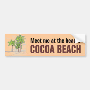 Pegatina Para Coche sticker bumper COCOA BEACH
