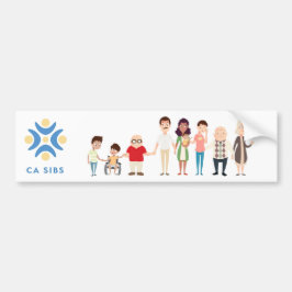 Pegatina Para Coche sticker bumper de CaliforniaSibs