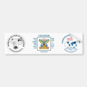 Pegatina Para Coche Sticker del parachoques Semjase Silver Star Center