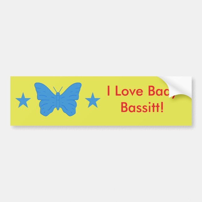 Pegatina Para Coche Sticker Flag of Bady Bassitt, Brazil (Frente)