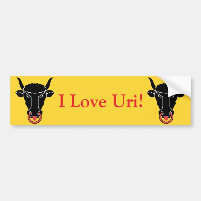 Pegatina Para Coche Sticker Flag of Uri, Switzerland (Frente)