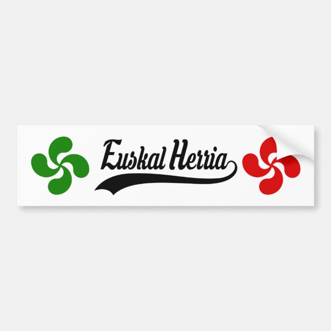 Pegatina Para Coche Sticker Pays Basque (Frente)