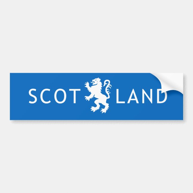 Pegatina Para Coche Sticker Rampant de León de Escocia (Frente)