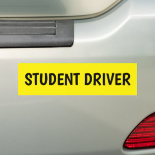 PEGATINA PARA COCHE STUDENT DRIVER BUMPER STICKERS