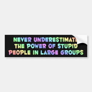 Pegatina Para Coche stupid_people