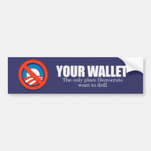Pegatina Para Coche Su cartera Bumpersticker