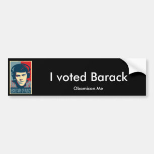 Pegatina Para Coche Su Obamicon.Me