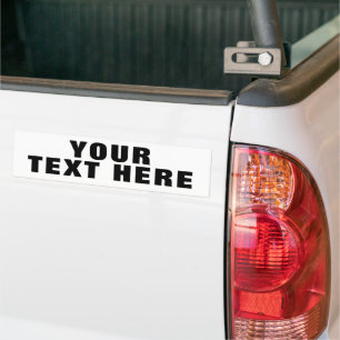 PEGATINA PARA COCHE SU TEXTO AQUÍ PERSONALIZAR
