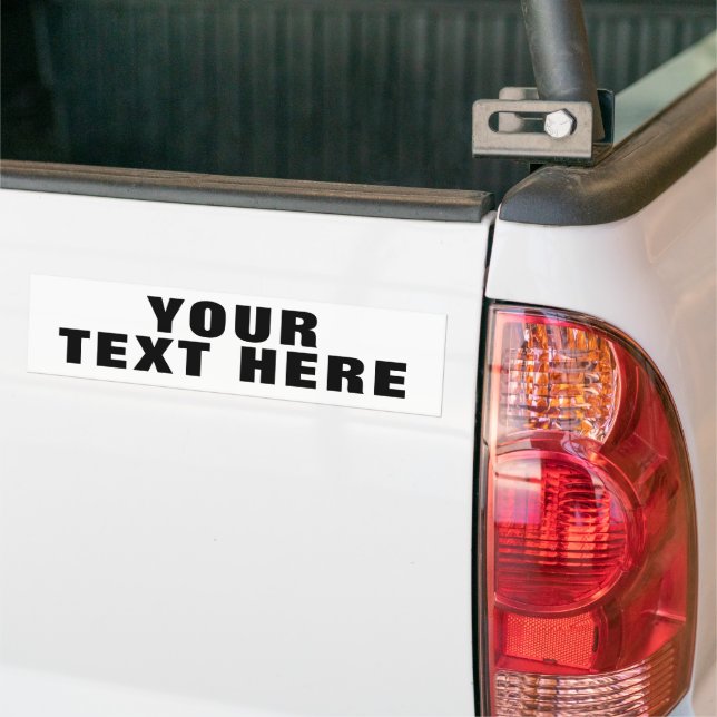 PEGATINA PARA COCHE SU TEXTO AQUÍ PERSONALIZAR (En Camión)