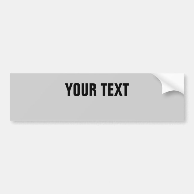 Pegatina Para Coche Su texto "Folio Bold CONDENADO" en gris (Frente)