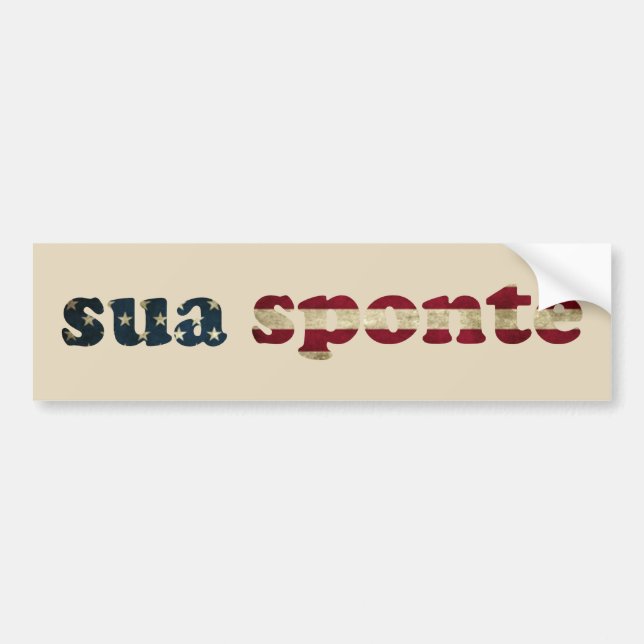 PEGATINA PARA COCHE SUA SPONTE (Frente)