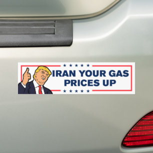 Pegatina Para Coche Sube los precios del gas en Irán en contra de la g