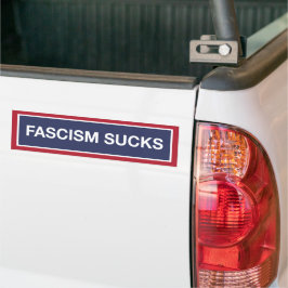Pegatina Para Coche Sucks del fascismo