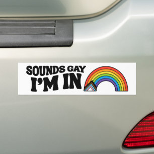 Pegatina Para Coche Suena Gay Estoy En Orgullo LGBTQ