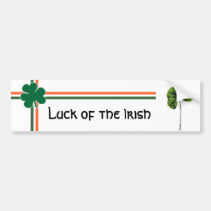 Pegatina Para Coche Suerte del irlandés
