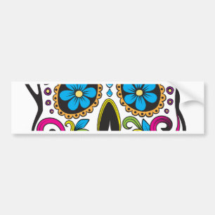Pegatina Para Coche Sugar Skull