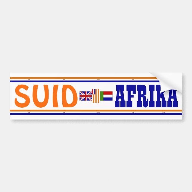 Pegatina Para Coche Suid-Afrika (Frente)