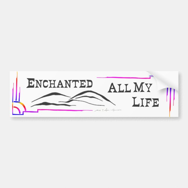 Pegatina Para Coche SUN & MOON MTN BUMPER STICKER studio miiri (Frente)