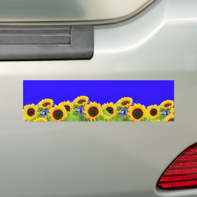 Pegatina Para Coche Sunflower - Libertad Ucrania Paz Bandera ucraniana (en coche)