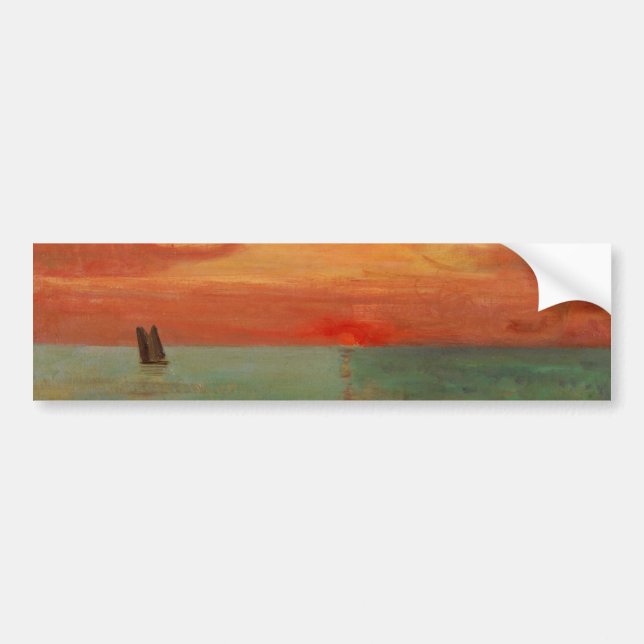 Pegatina Para Coche Sunrise over the Eastern Sea (Asian Art) (Takeji) (Frente)