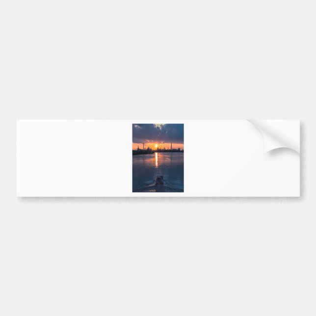Pegatina Para Coche Sunset Japan Sky (Frente)
