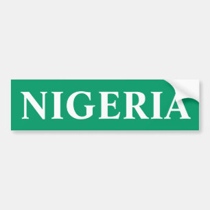 Pegatina Para Coche Super Águilas de Nigeria