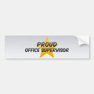 Pegatina Para Coche Supervisor orgulloso de la oficina