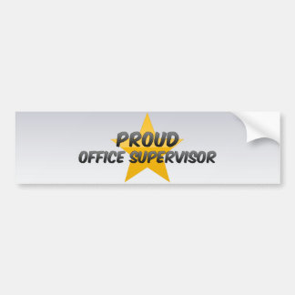 Pegatina Para Coche Supervisor orgulloso de la oficina