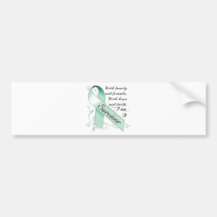 Pegatina Para Coche Superviviente del cáncer ovárico