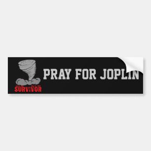 Pegatina Para Coche Superviviente del tornado de Joplin Missouri