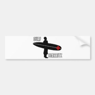 Pegatina Para Coche Surfista Biarritz Vasco
