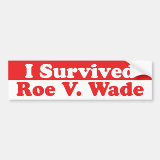 Pegatina Para Coche Survived Roe V. Wade