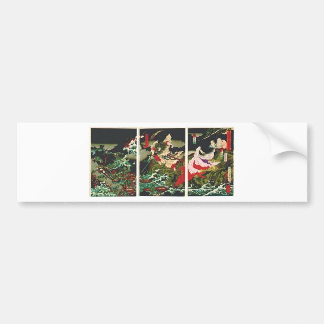 Pegatina Para Coche Susano que mata los Yamata-ningunos-Orochi 1870s (Frente)