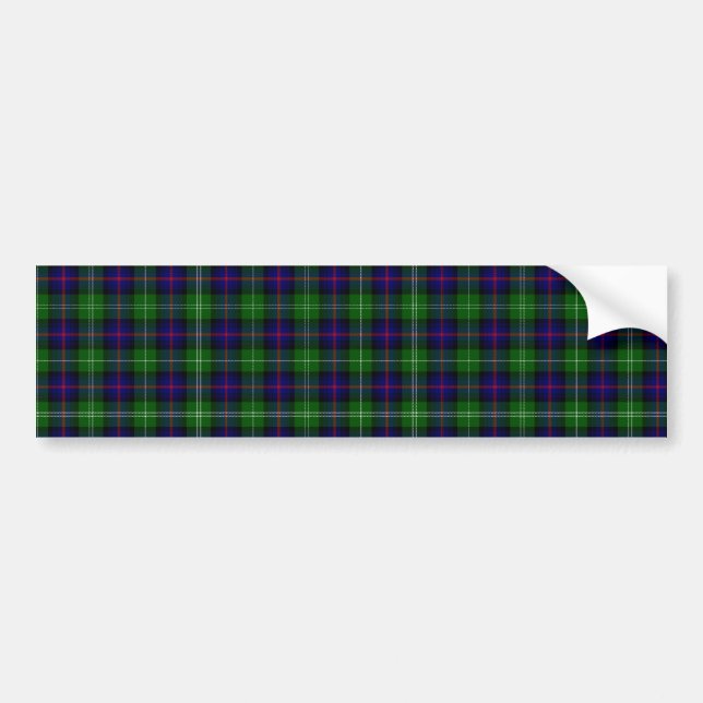 Pegatina Para Coche Sutherland Tartan (Frente)