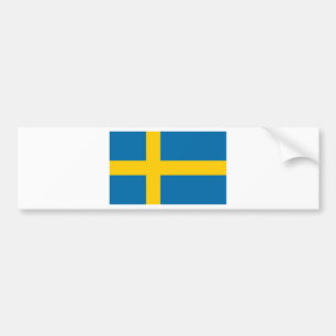 Pegatina Para Coche Sveriges Flagga - Bandera de Suecia - Bandera suec