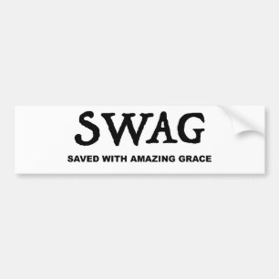 PEGATINA PARA COCHE SWAG AHORRADO CON TOLERANCIA ASOMBROSA