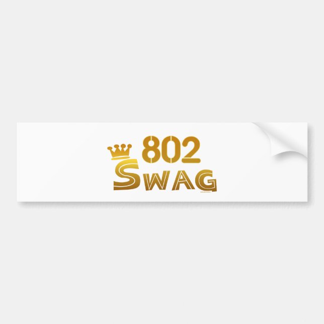 Pegatina Para Coche Swag de 802 Vermont (Frente)
