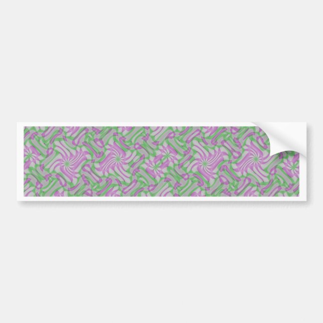 Pegatina Para Coche Swirling Rosettes (Frente)