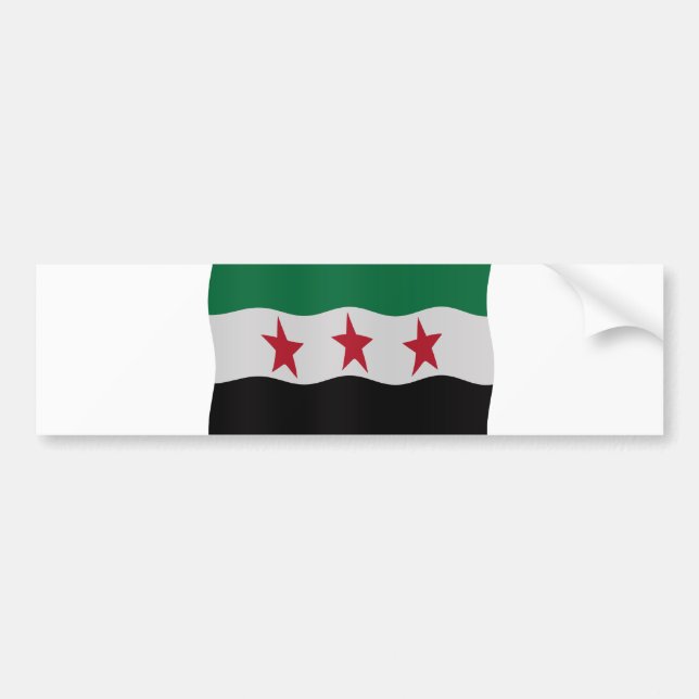 Pegatina Para Coche Syrian Republic Flag 1932-59 1961-63 (Frente)