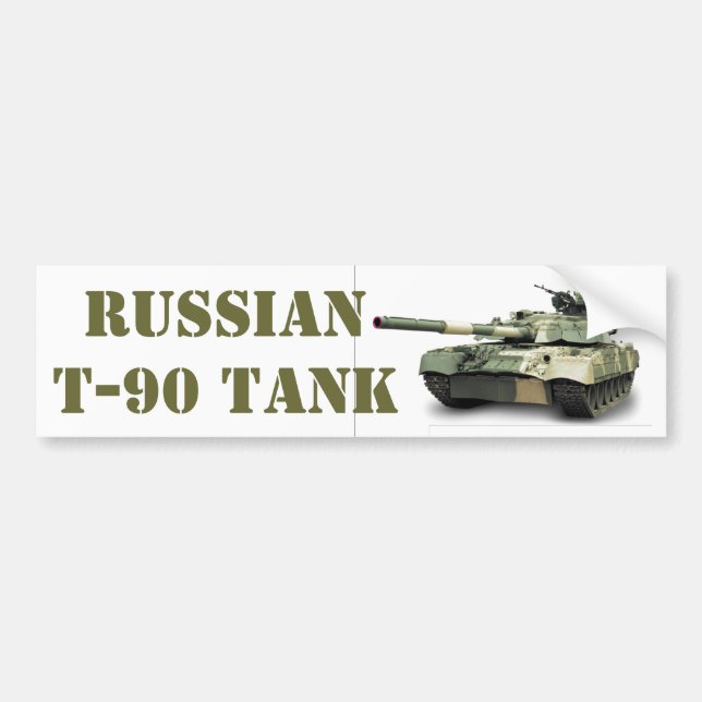 PEGATINA PARA COCHE T-90 RUSO (Frente)