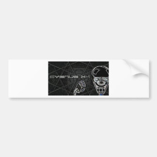 Pegatina Para Coche T del negro del logotipo del robot del Cygnus X-1